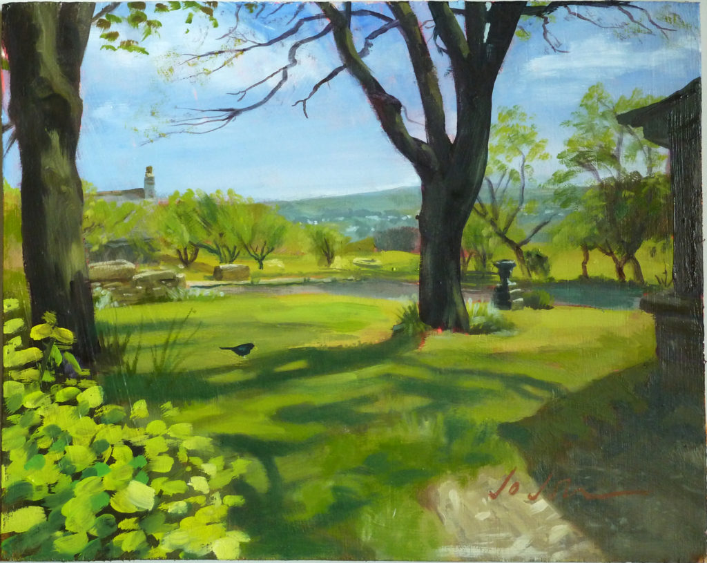 Painting from Cold Springs Farm Garden
