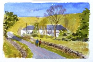 painting of Gateside Farm